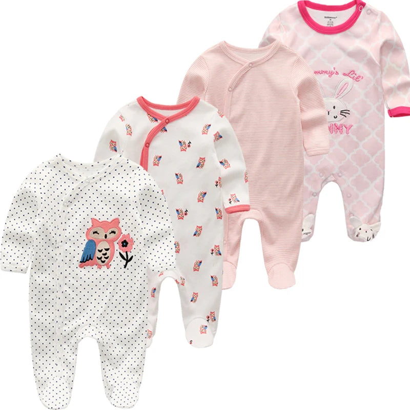 4Piece Long Sleeve Baby Romper