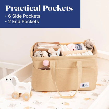 Portable Soft Polyester Mommy Diaper Bag
