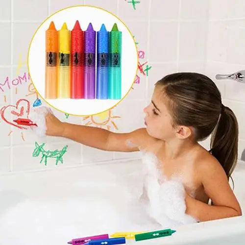 Washable Bathtime Drawing Crayons Set