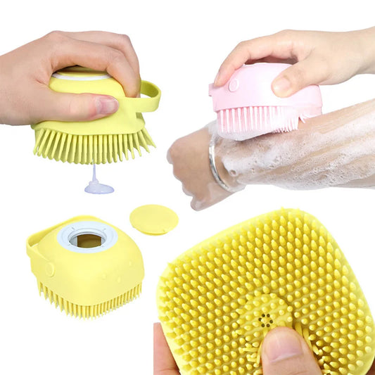 Silicone Baby Bath/Shampoo Massage Comb/Body Scrubber