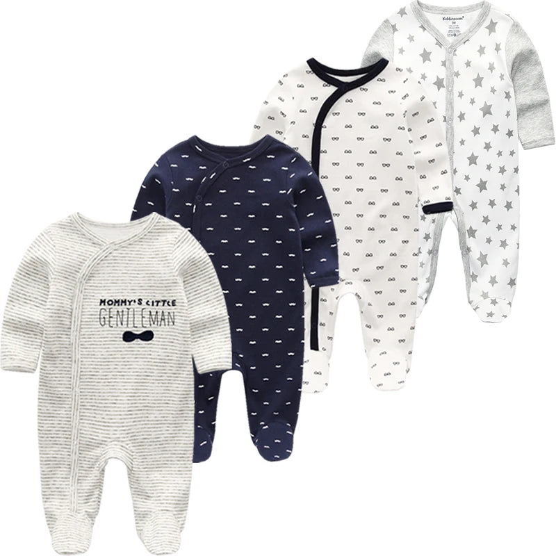 4Piece Long Sleeve Baby Romper