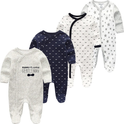 4Piece Long Sleeve Baby Romper