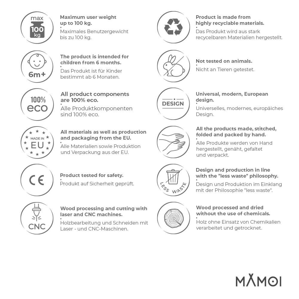 MAMOI® ECO Balance Board Cushion & Mat