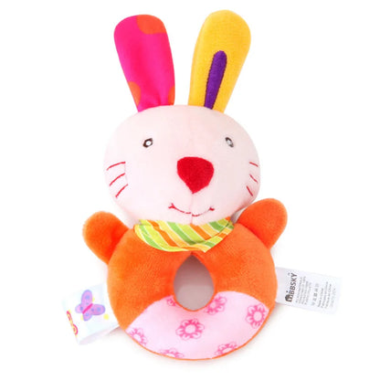 Baby Plush Animal Rattle Crib Mobile Toy (0–12 Months)