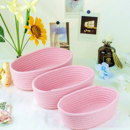 Woven Nordic Cotton Rope Storage Basket