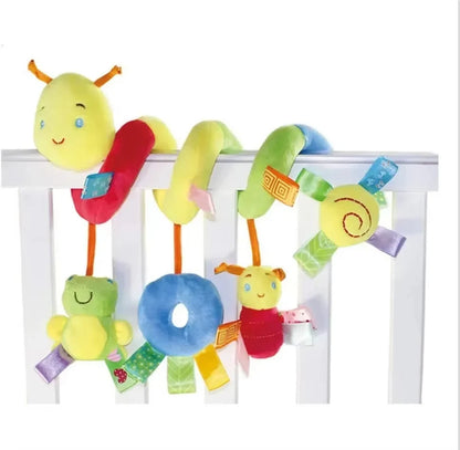 Soft Spiral Hanging Rattle & Mobile Toy for Crib/Stroller