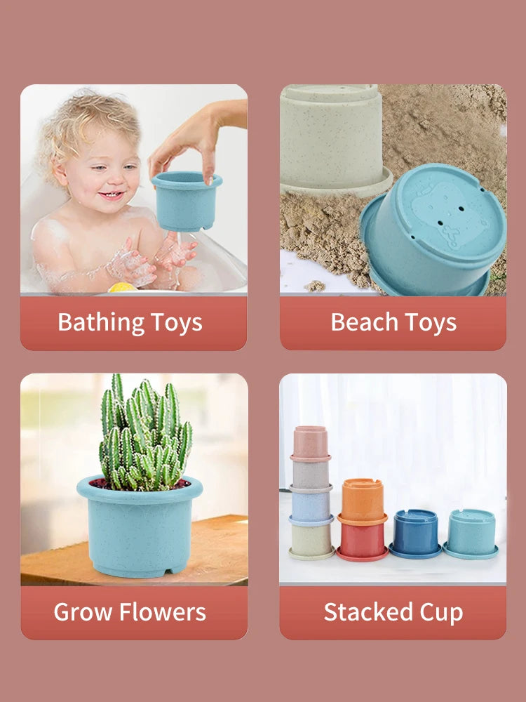 Kids' Educational Stacking Boat Water Game (6 Pcs)