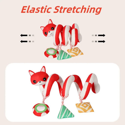 Cute Animal Plush Stroller & Crib Toys for Baby Gift