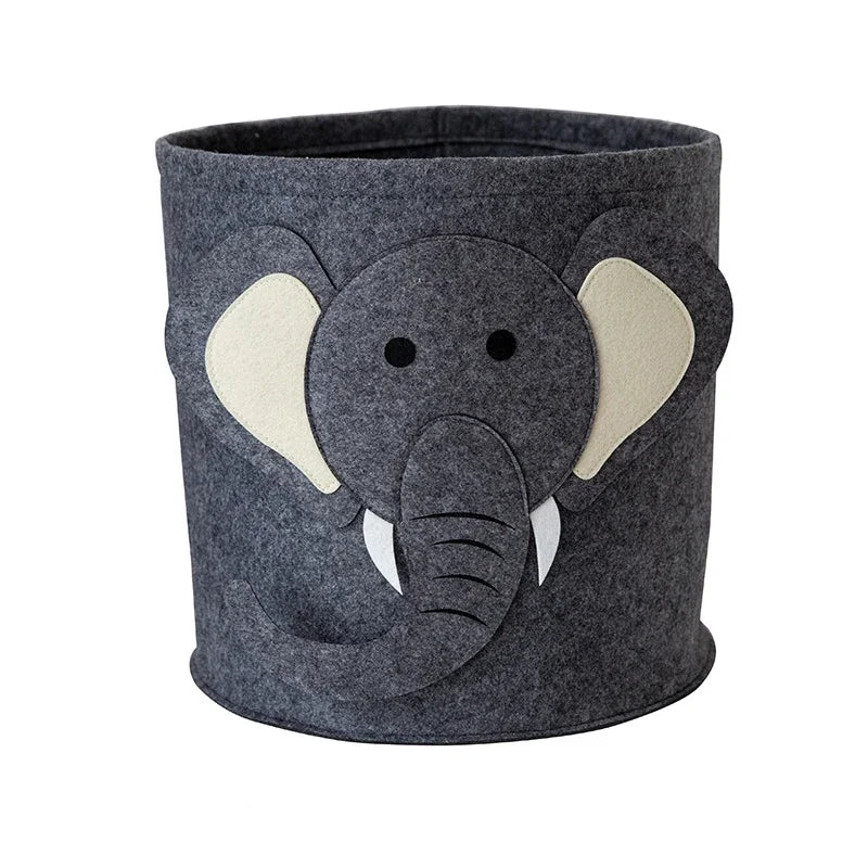 Large Felt Baby Toy Storage Bucket & Hamper