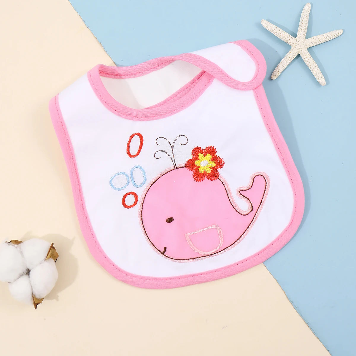 Waterproof Feeding Bibs for Babies & Toddlers – Soft Apron & Burp Cloth Set