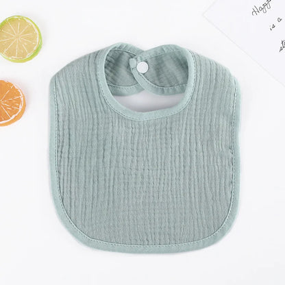 Solid Color Baby Bib/Apron