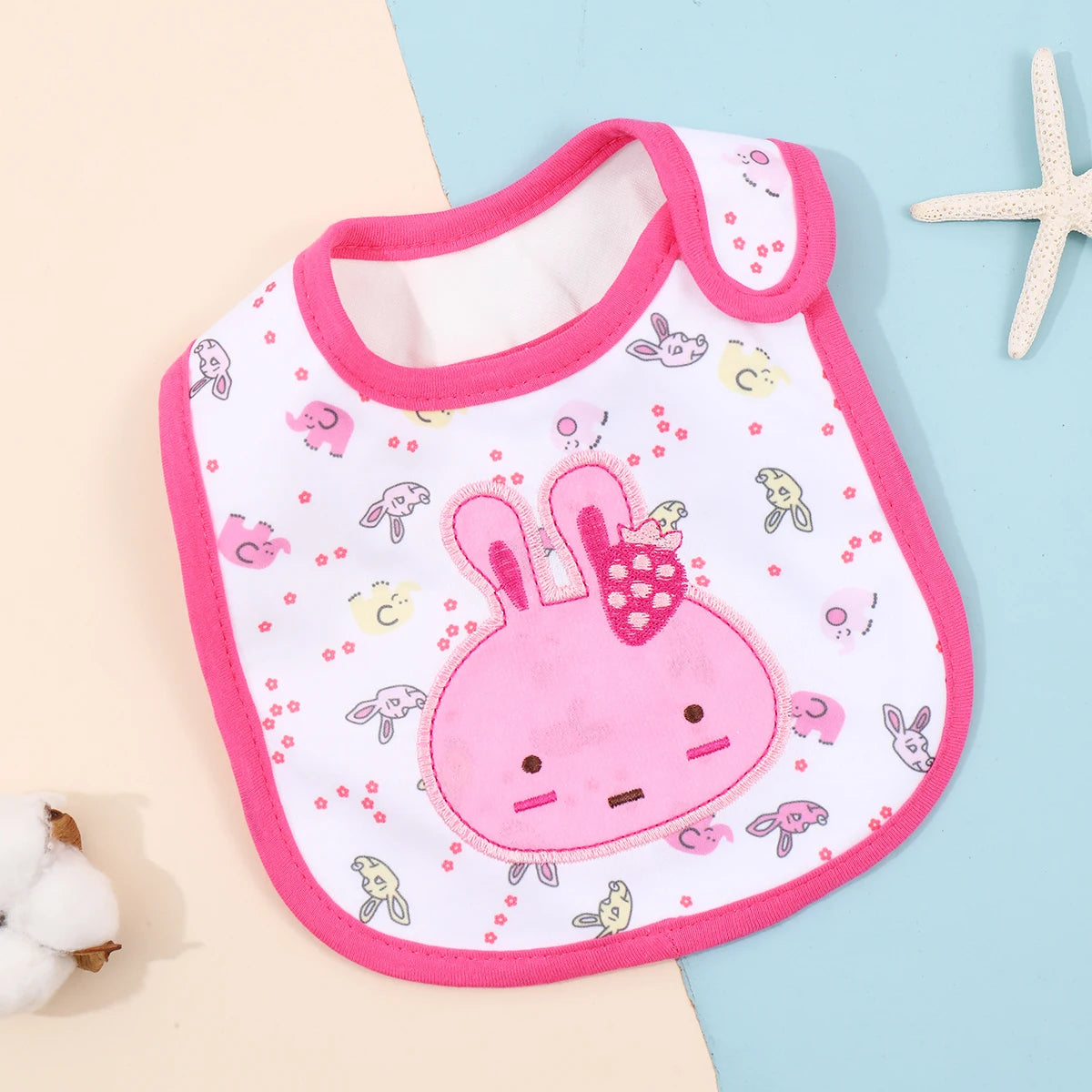 Waterproof Feeding Bibs for Babies & Toddlers – Soft Apron & Burp Cloth Set