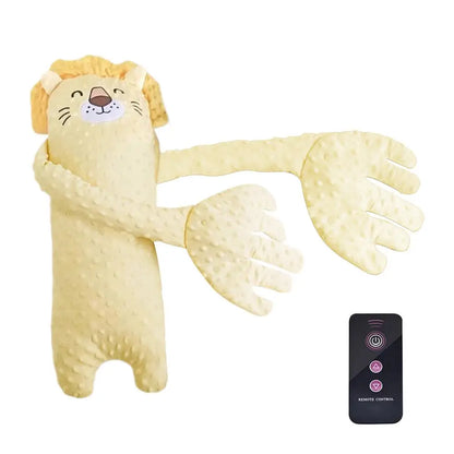 Remote Control Plush Bear Sleep Aid Pillow for Infants (65cm)