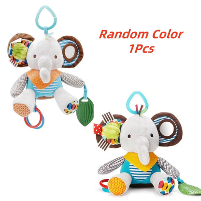Cute Animal Plush Stroller & Crib Toys for Baby Gift