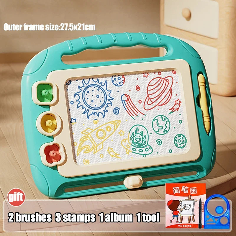 Children’s Cartoon Drawing Board Magnetic Montessori Toy for Kids