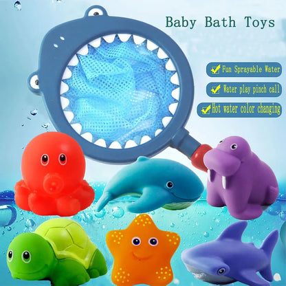 Baby Bath Time Fun: Waterproof Floating Toys