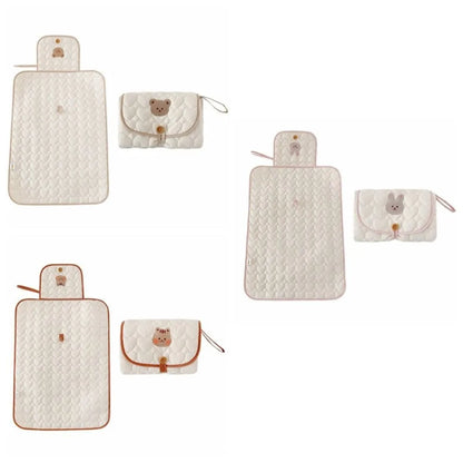 Multifunctional Cotton Baby Changing Cover & Pad