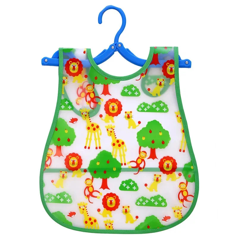 Adjustable Waterproof Bibs – Cute EVA Feeding Apron