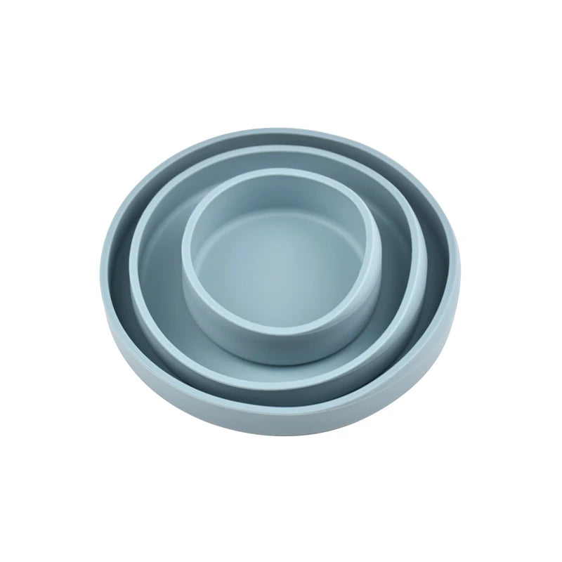 Thermostability Silicone Snack Plate & Dish Set (3PC)