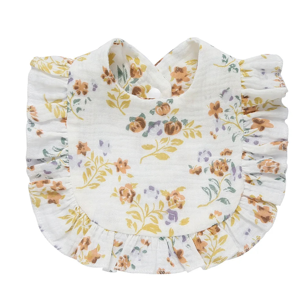 Cotton Muslin Baby Bibs for Newborns – Feeding, Drool & Burp Cloth Accessories