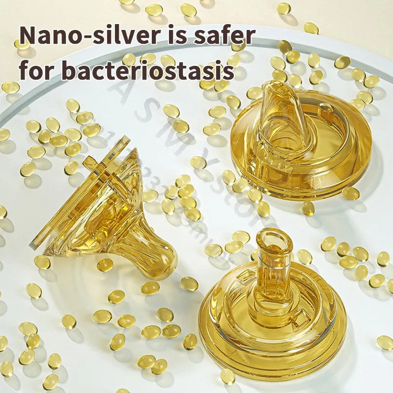 Anti-Colic Feeding Bottle – Bacteriostatic, Anti-Fall Design with Teething Guard