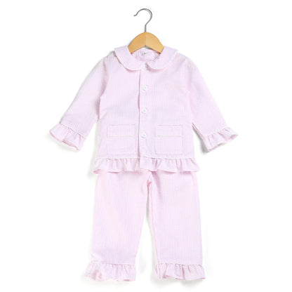 Ruffkids Cotton Seersucker Sibling Matching Pajama Sets