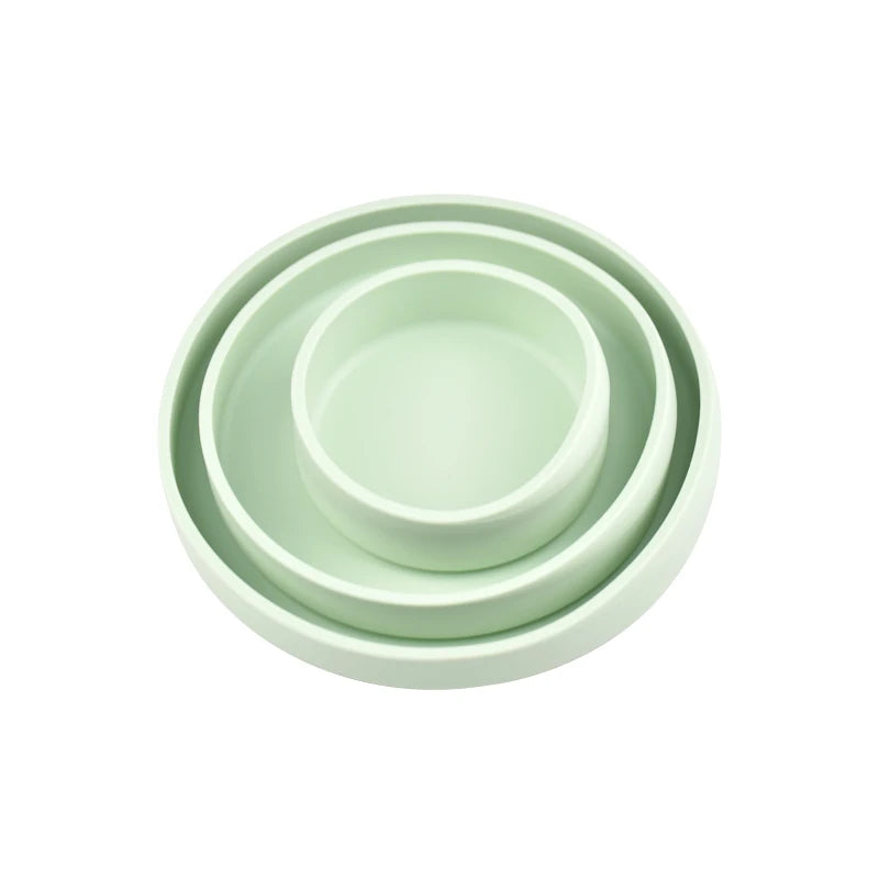 Thermostability Silicone Snack Plate & Dish Set (3PC)