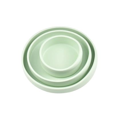 Thermostability Silicone Snack Plate & Dish Set (3PC)