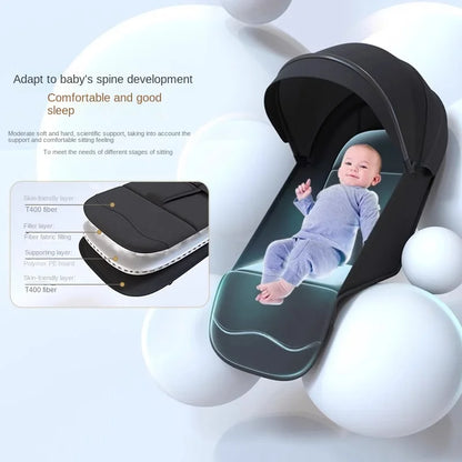 Lightweight stroller Two-way Push Stroller