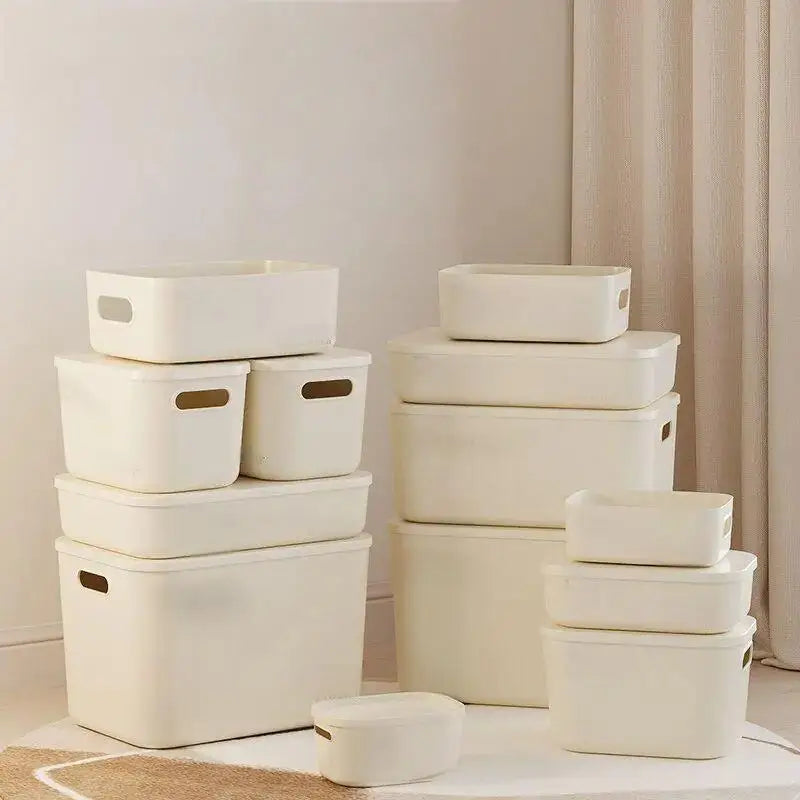 Dustproof Storage Box with Lid for Clothes & Toys