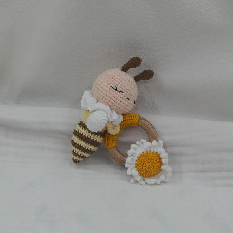 Knitted Lovely Animal Rattle