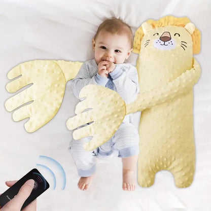 Remote Control Plush Bear Sleep Aid Pillow for Infants (65cm)