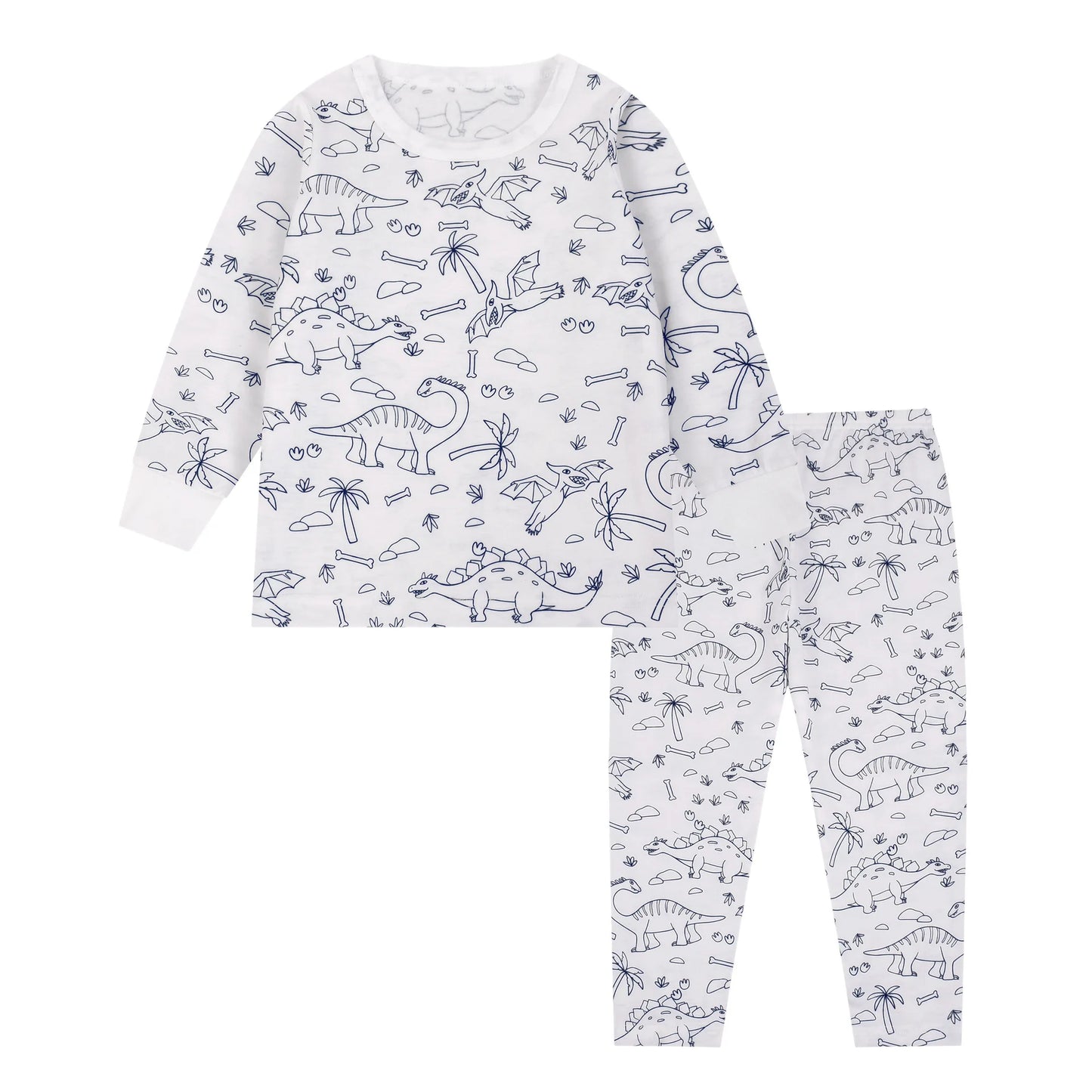Kids DIY Sketch Pajama Set - Freehand Graffiti Sleepwear