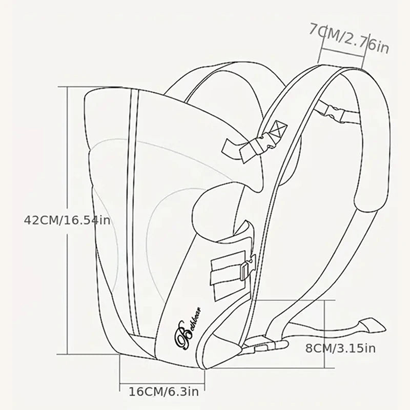 Ergonomic Baby Sling Backpack for Infant Carrying