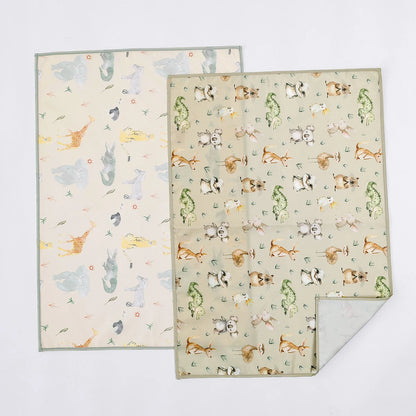 Soft Polyester Travel Changing Pad Cover & Mattress