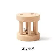 Soothing Wooden Grip & Shake Early Education Toy