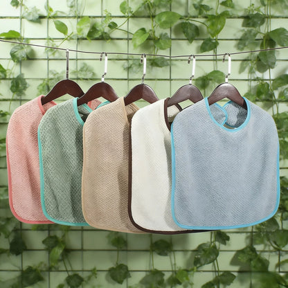 Waterproof Ruffle Baby Bibs – Soft Absorbent Feeding Apron & Burp Cloth