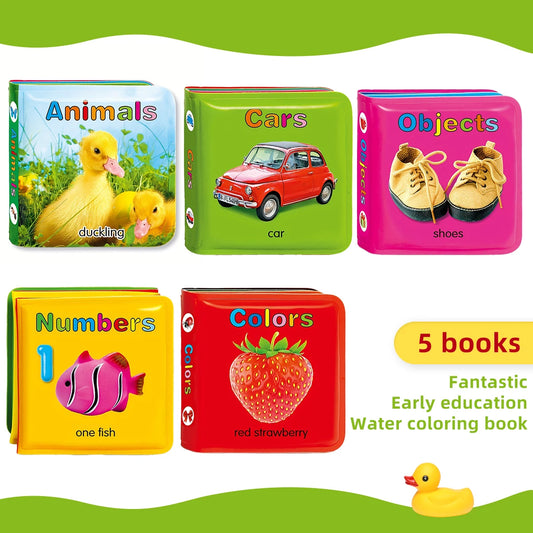 Educational Bathtime Learning Books for Infants