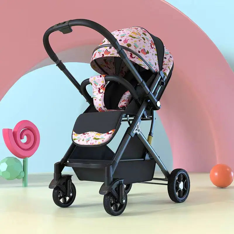 Lightweight stroller Two-way Push Stroller