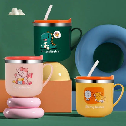 Baby's First Insulated Steel Learning Cup