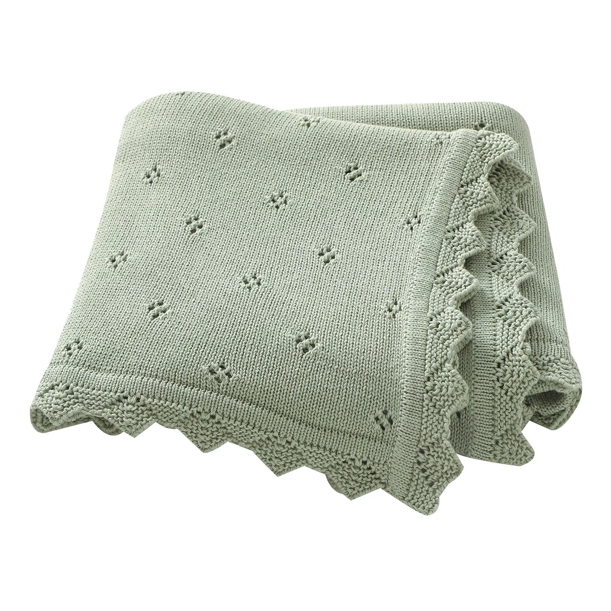 Ultra-Soft Knitted Cotton Baby Swaddle & Blanket (90x70cm)