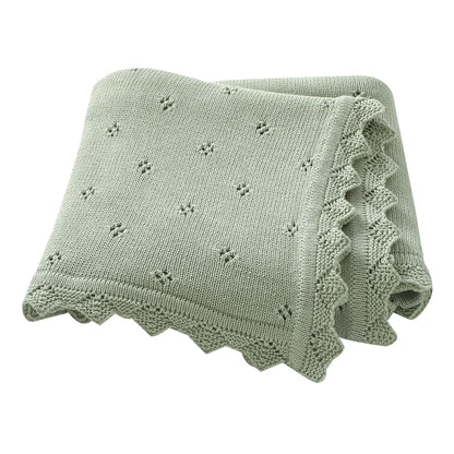 Ultra-Soft Knitted Cotton Baby Swaddle & Blanket (90x70cm)