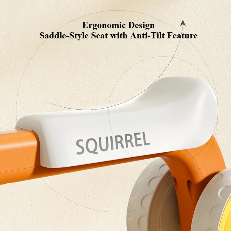 4-Wheel No-Pedal Baby Balance Bike (1-3 Years)