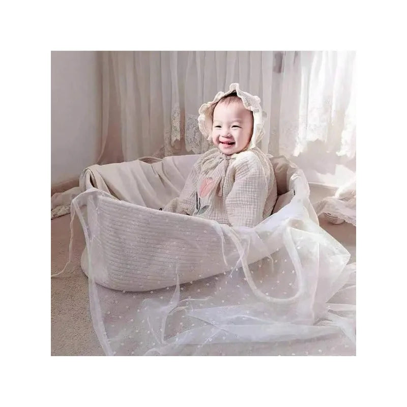 Woven Nursery Cradle Carrying Basket