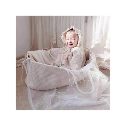 Woven Nursery Cradle Carrying Basket