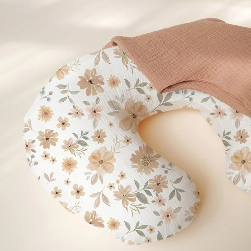 2PCS Breastfeeding Pillow Cover Pillow Case Detachable Nursing Pillowcase Breast Feeding Cushion Sleeve Breathable