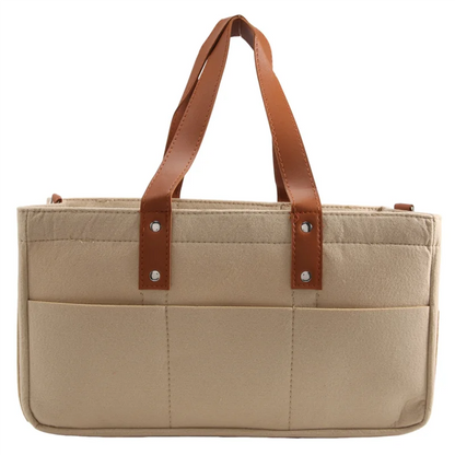 Portable Baby Felt Diaper Bag Caddy with Handle