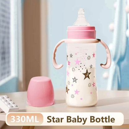 Large Capacity Anti-Fall PP Star Feeding Bottle