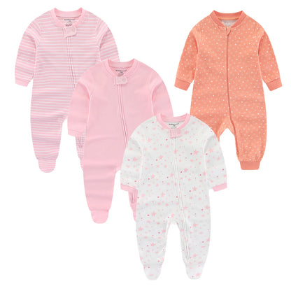4Piece Long Sleeve Baby Romper