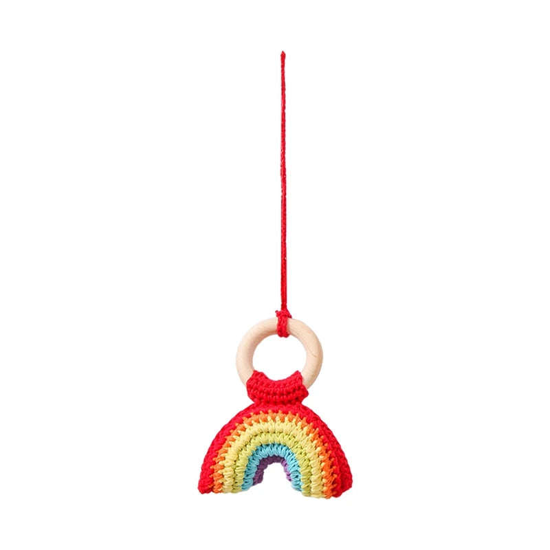 Wooden Baby Gym Frame with Montessori Crochet Celestial Toys